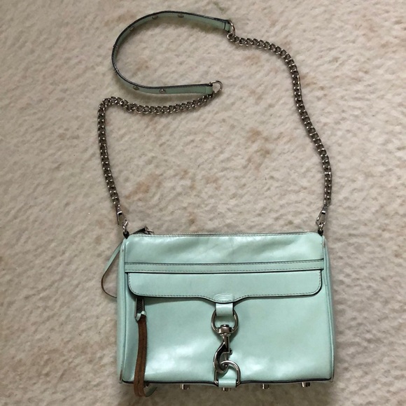 Large MAC Rebecca Minkoff Purse in Mint - Picture 3 of 7